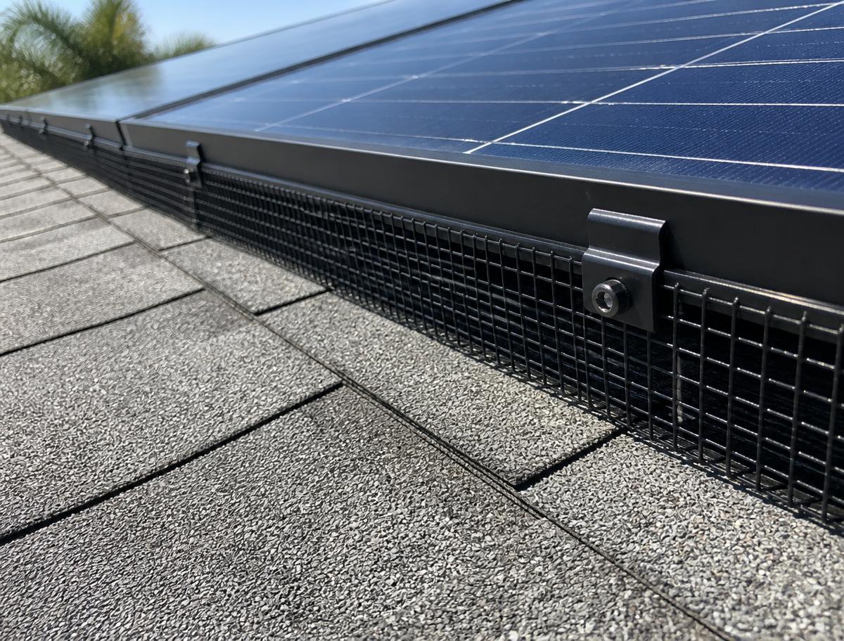 Solar Panel Critter Guard & Bird Guard Installation in Tampa, Florida